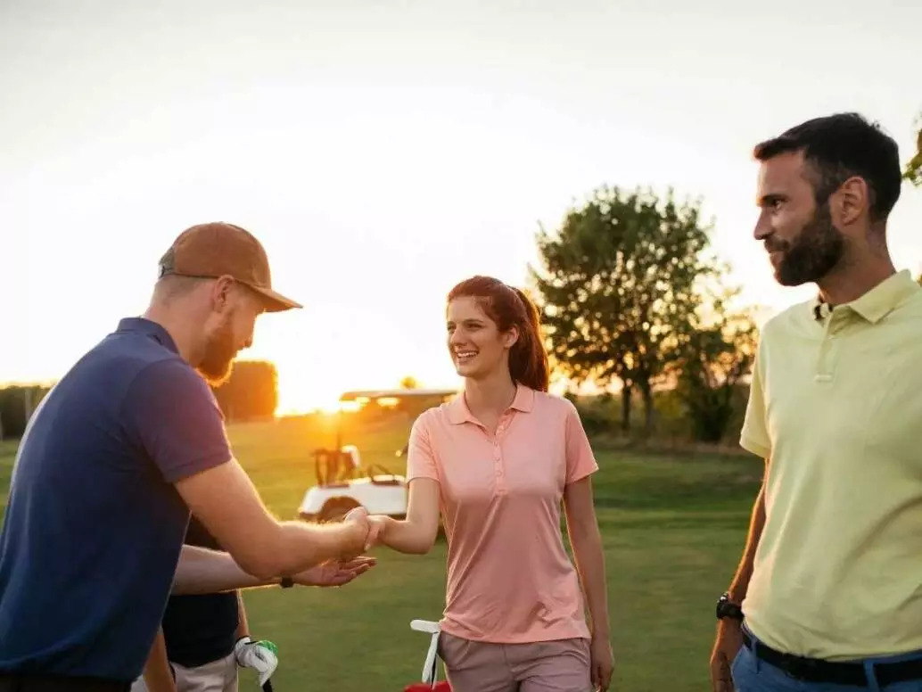 Happy Golfers