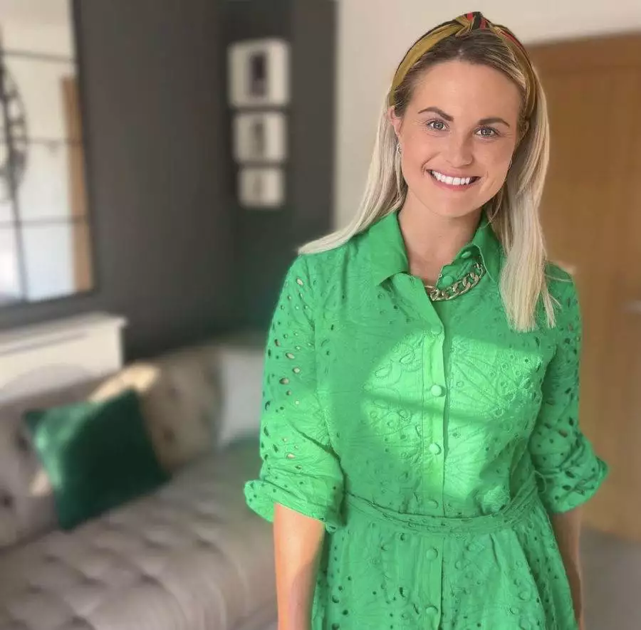 Carly Booth Green Dress