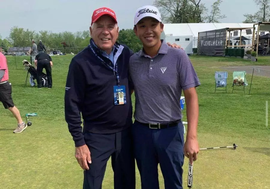 Albin Choi with Bob Vokey