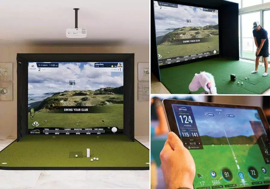 Skytrak Golf Simulator SIG10 Setup