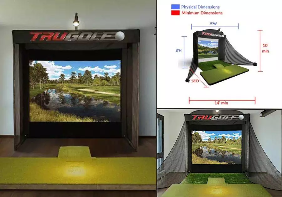 Vista 8 Golf Simulator by TruGolf