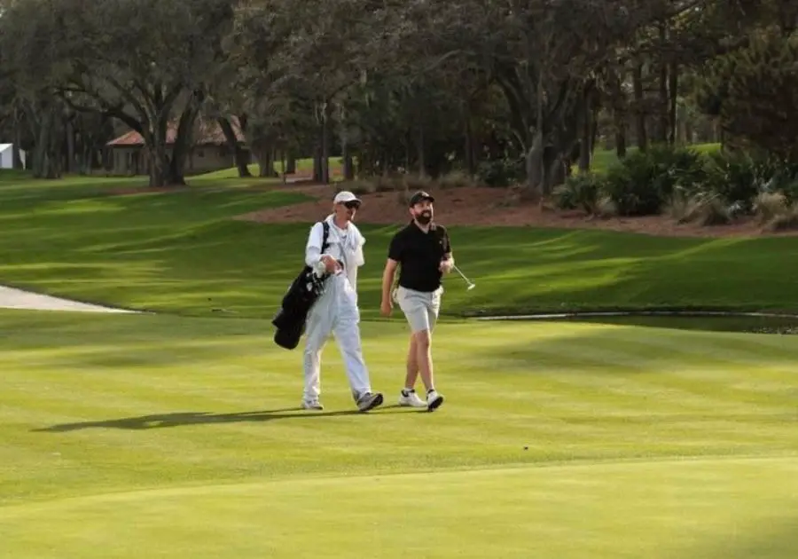 Rick Shiels with Caddie