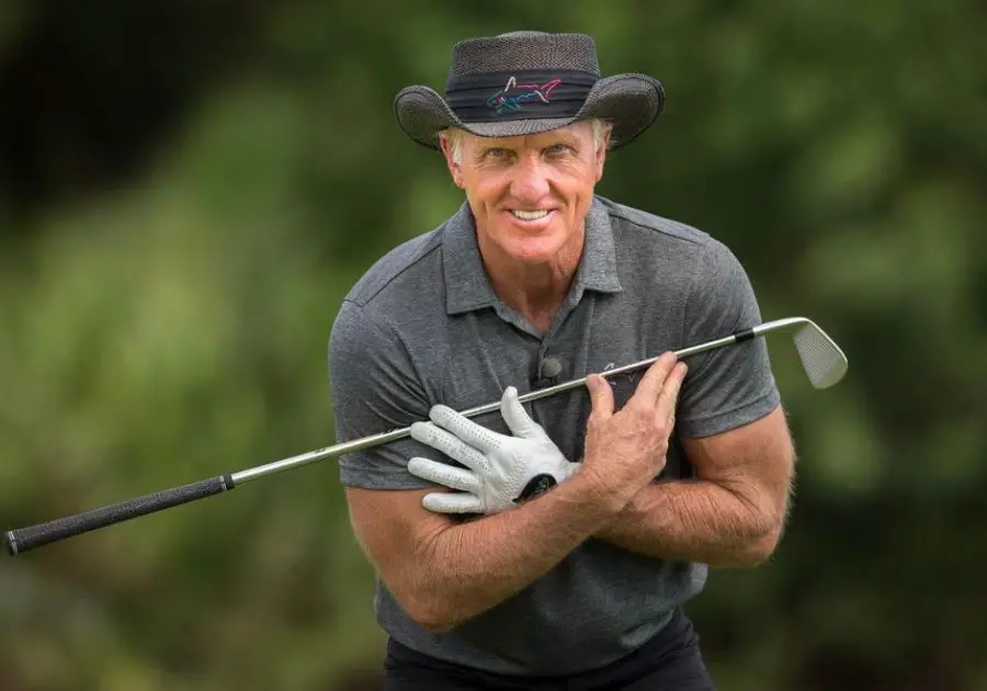 Greg Norman Shoulder Set up